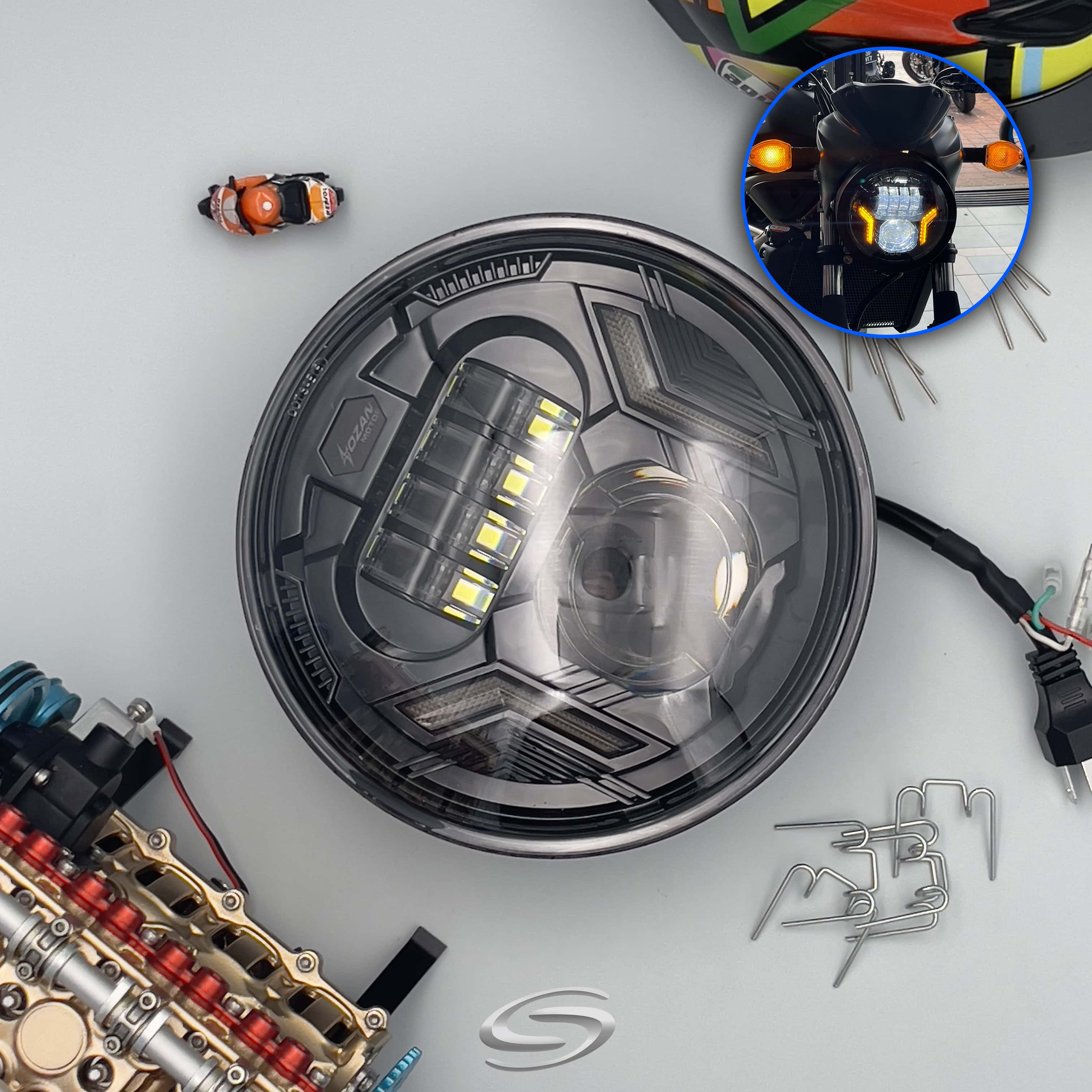 SV650 LED Headlamp